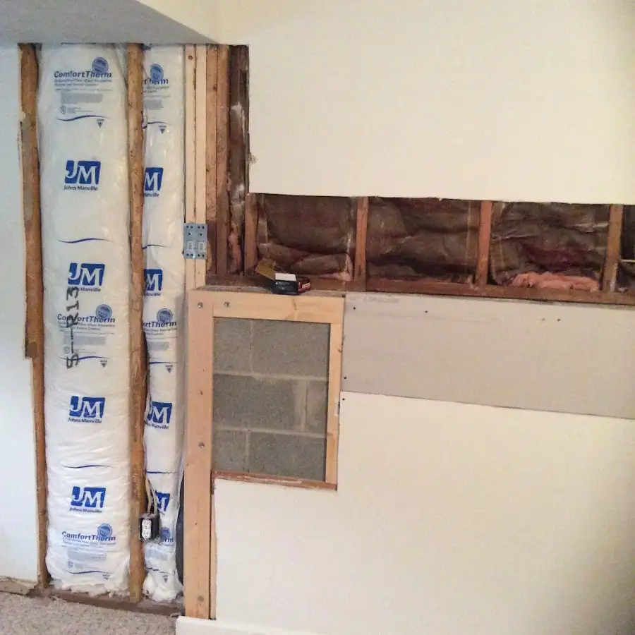 Wall insulation replacement during Structural Drying in Irondale